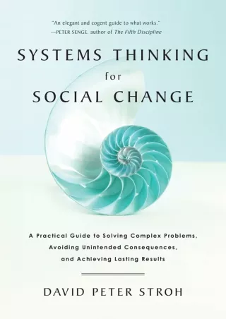 ⚡[PDF]✔ Systems Thinking For Social Change: A Practical Guide to Solving Complex