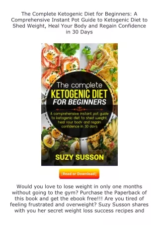 ❤PDF⚡ The Complete Ketogenic Diet for Beginners: A Comprehensive Instant Po