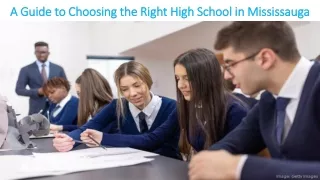 A Guide to Choosing the Right High School in Mississauga