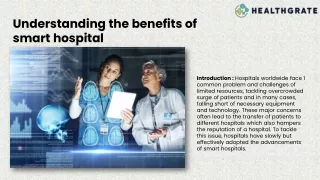 Understanding the benefits of smart hospital ppt