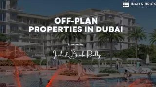 Off-plan properties in Dubai