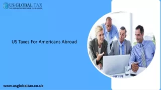 US Taxes For Americans Abroad