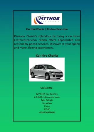 Car Hire Chania Creterentcar com