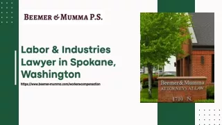 Labor and Industries Lawyer for Workers Compensation | Beemer & Mumma P.S. | L&I