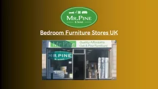 Bedroom Furniture Stores UK