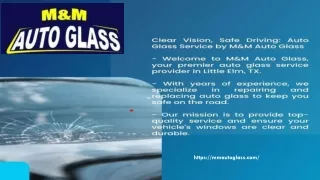 Auto Glass Service Little Elm, TX