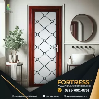 UNGGUL!!! WA 0821 7001 0763 (FORTRESS) Jual Pintu Aluminium Warna Coklat Estetik di Blitar