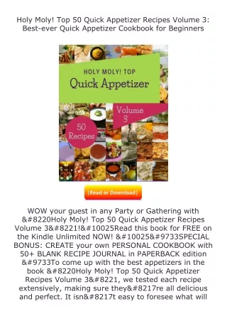 Holy-Moly-Top-50-Quick-Appetizer-Recipes-Volume-3-Bestever-Quick-Appetizer-Cookbook-for-Beginners