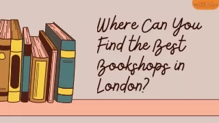 Where Can You Find the Best Bookshops in London