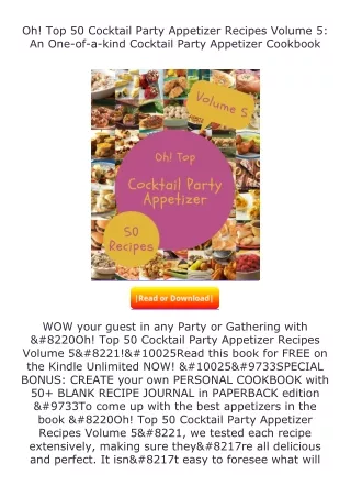 Oh-Top-50-Cocktail-Party-Appetizer-Recipes-Volume-5-An-Oneofakind-Cocktail-Party-Appetizer-Cookbook