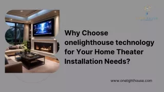 Elevate Your Entertainment: Expert Home Theater Installation in Houston