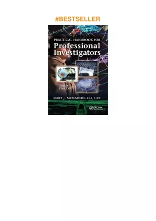 download❤pdf Practical Handbook for Professional Investigators