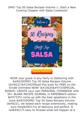 [PDF]❤READ⚡ OMG! Top 50 Salsa Recipes Volume 1: Start a New Cooking Chapter