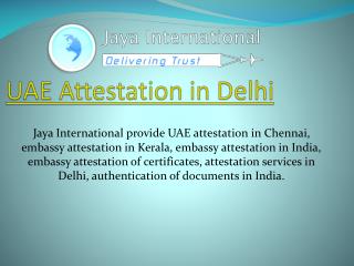 UAE attestation