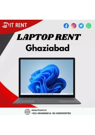 Laptop on Rent in Ghaziabad ! 6390909790