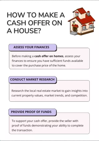 How To Make A Cash Offer On A House?