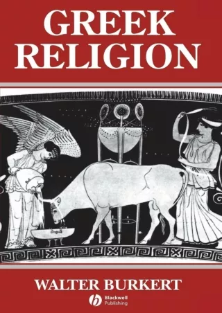 ⚡[PDF]✔ Greek Religion: Archaic and Classical