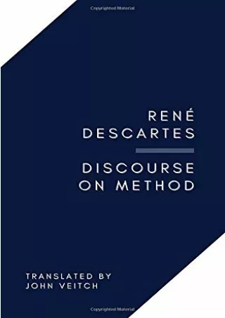 READ⚡[PDF]✔ Discourse on Method