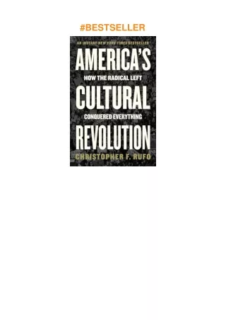 ❤️PDF⚡️ America's Cultural Revolution: How the Radical Left Conquered Everything