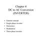 Chapter 4 DC to AC Conversion INVERTER