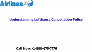 lufthansa cancellation policy