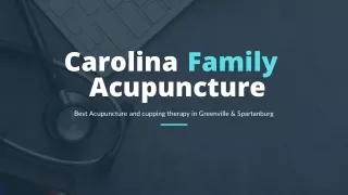 Acupuncture therapy in Greenville SC Acupuncture treatments near me