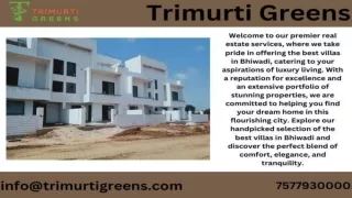 luxury villas in bhiwadi