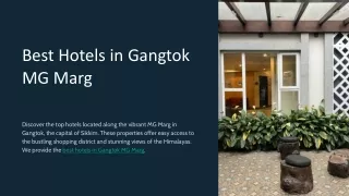 Best Hotels in Gangtok MG Marg: Summit Ttakshang Residency