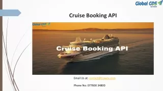 Cruise Booking API