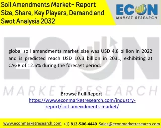 Soil Amendments Market