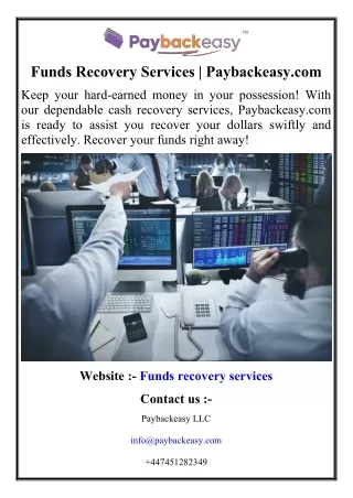 Funds Recovery Services  Paybackeasy.com