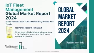 IoT Fleet Management Market Size, Growth, Trends And Forecast To 2033