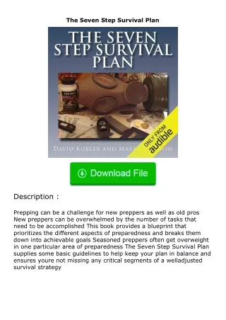 Download⚡(PDF)❤ The Seven Step Survival Plan