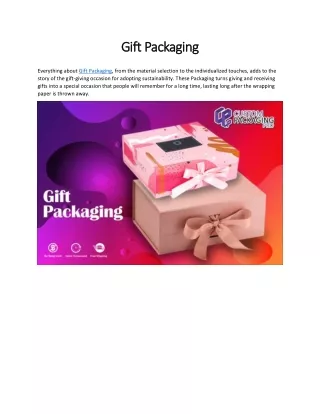 Gift Packaging