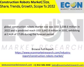 Construction Robots Market