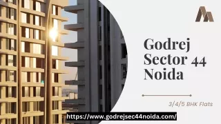Godrej Sector 44 Noida | 3/4/5 BHK Residential flats