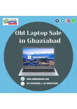 Old Laptop For Sale in Ghaziabad 9873247325