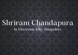 Shriram Chandapura Bangalore pdf