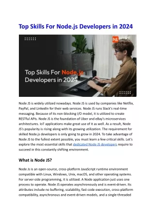 Hire Node.js Developers