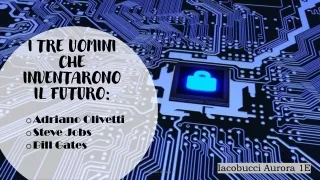 Iacobucci Aurora-I tre uomini che inventarono il futuro