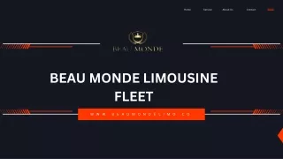 BEAU MONDE LIMOUSINE FLEET