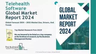 Telehealth Software Market Growth, Outlook Analysis And Forecast2024-2033