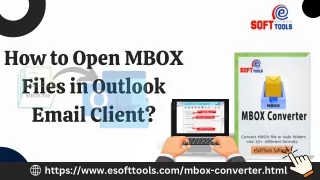 How to Open MBOX Files In Outlook Email Client?