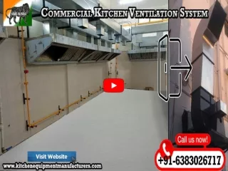 Top Commercial Kitchen Exhuast Ventilation Manufacturer