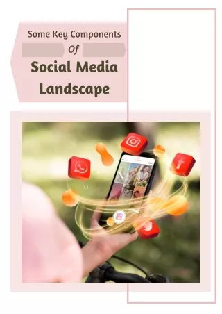 Some Key Components Of Social Media Landscape