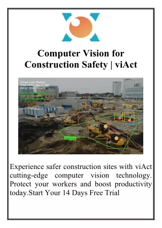 Computer Vision for Construction Safety | viAct