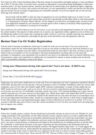 Texas Automobile Enrollment