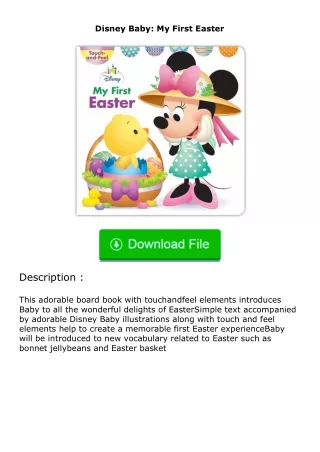 Download⚡ Disney Baby: My First Easter