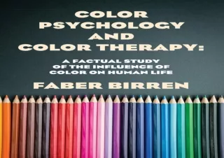 ✔ Download Book ▶️ [PDF]  Color Psychology And Color Therapy