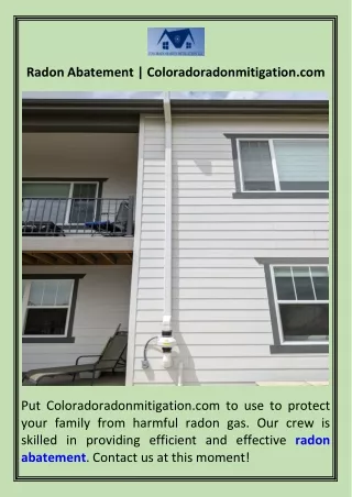 Radon Abatement  Coloradoradonmitigation.com